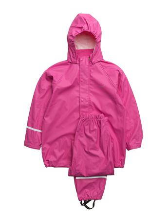 Basic Rainwear Set -Solid Pu Pink CeLaVi