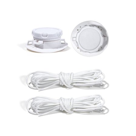 Automatisk Buckle Rope No Tie Shoe Snørebånd HVID