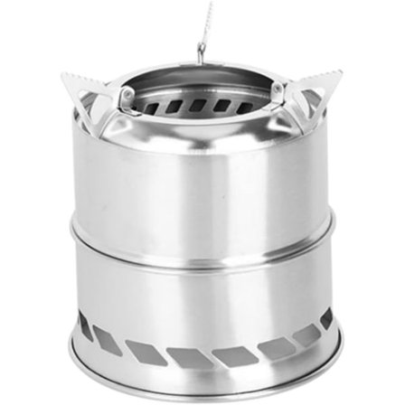 IC Bærbar Minikamin Camping Vedspis Letvægtsraketkamin