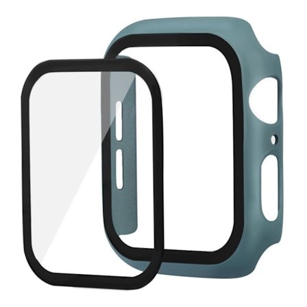 Apple Watch Series 5 44 mm hållbart gummerat fodral - Mörkgrön