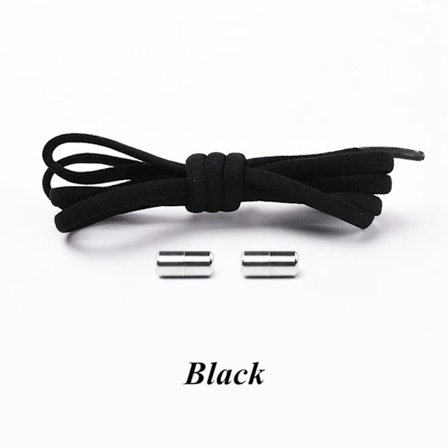 Stilrena Skosnören med Metall Lås (Elastiska)