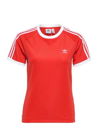 Adicolor Classics Slim 3-Stripes T-Shirt T-shirts & Tops Short-sleeved Rød Adidas Originals