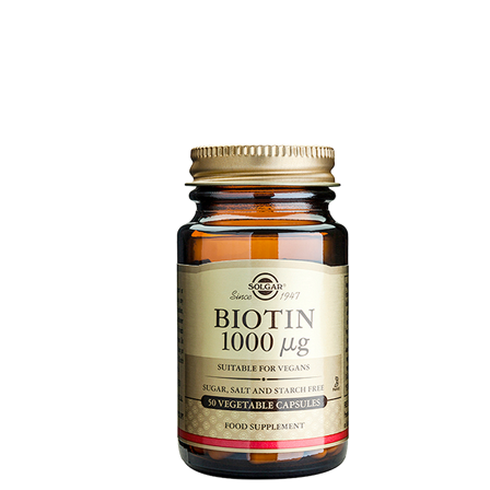 Solgar Biotin, 1000 mcg 50 kapslar