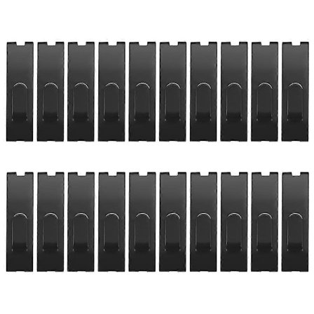 20 stk. Gitternetkroge til væg, Gitternet Væg Billedkroge Gitternetkroge Bøjler Displaypaneler Lamelvæg NotchGrid Krog