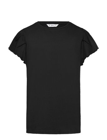 Mango | Short-Sleeved Ruffle T-Shirt | 152