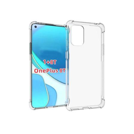 Oneplus 8t Stötdämpande Silikon Skal Shockr Transparent