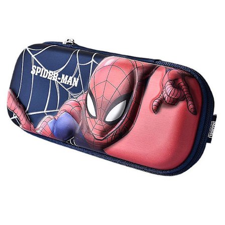 Kynäkotelo-järjestäjä lapsille Disney Marvel Lasten kynäkotelo 3D-laminoitu kalvokynäkotelo Vedenpitävä Anime-suurikapasiteettinen laatikko Spiderman1