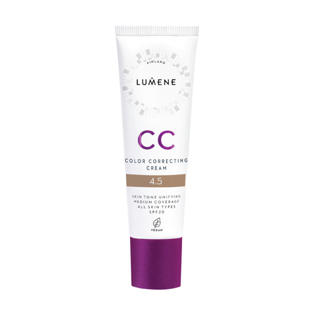 Lumene CC Color Correcting Cream SPF20, Farge 4.5, 30 ml