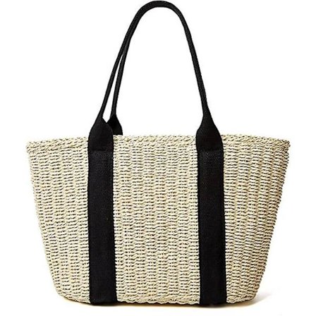 2023 Women's Straw Bag Summer Beach Large Tote Hand Braided Shoulder Messenger Bag Tote Bag A916-270