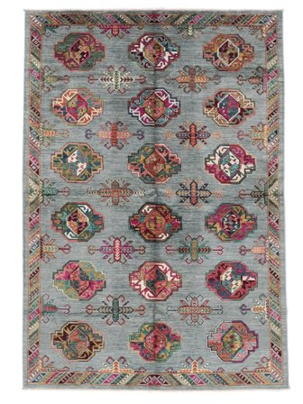 Shabargan Rug Modern Dark Grey/Brown (Wool, Afghanistan)
