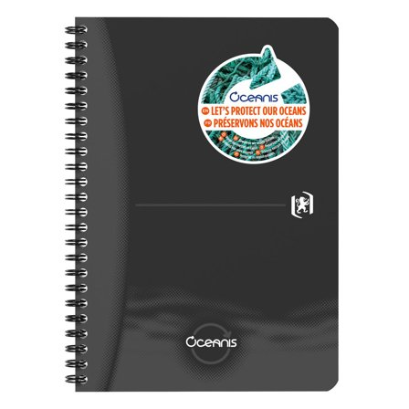 OXFORD Kollegieblock Oxford Oceanis A5 rut Svart - Lyreco - Kontorsmaterial - Block och anteckningsböcker - Kollegieblock