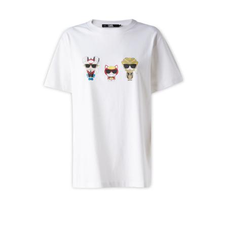 Karl Lagerfeld T-Shirts Hvid, Dame