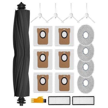 For Dreame L10s Ultra / L10 Ultra, Moppeputer Støvposer Hovedsidebørste