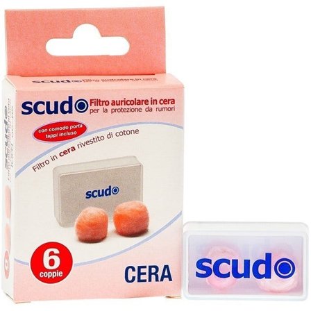 Earplug Scudo Cera 6 Coppie