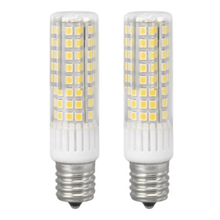 E17 Mikrobølgeovnpære 2 stk. 100 LED-er 100-240V LED-pære for mikrobølgeovn og bordlampe, hvitt lys