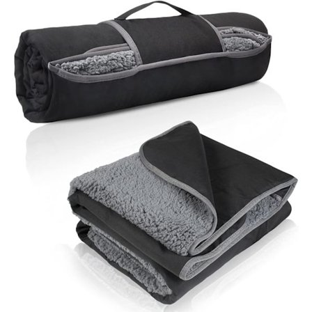 Vedenpitävä piknik-viltti, pestävä ulkoviltti Sherpa-vuorella