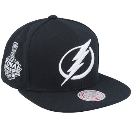 Mitchell & Ness - NHL Preto snapback Boné - Tampa Bay Lightning Top Spot Black Snapback @ Hatstore
