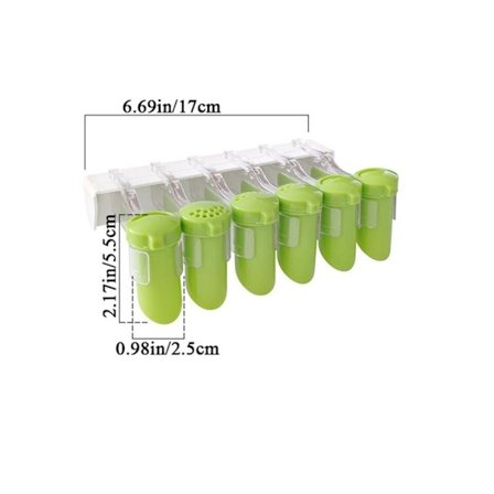 Kryddpåshållare Kryddpåse Förvaringsställ 6 CLIPS 6 CLIPS