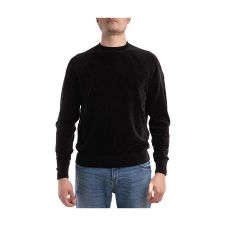 RRD Velvet Round Sweater Sort, Herre