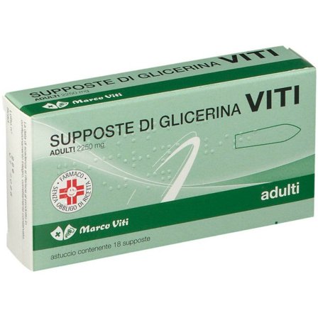 Marco Viti Supposte Glicerina Adulti 18 Supposte 2.250mg