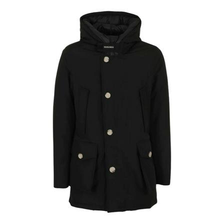 Woolrich, Parkas Czarny, Mężczyzna, Rozmiar: L