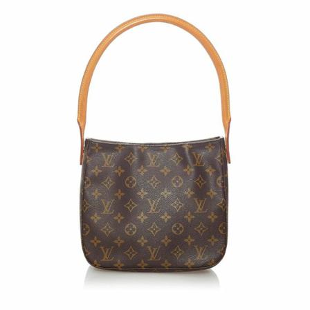 Louis Vuitton Vintage Monogram Looping MM , Bruin , Dames , Maat: ONE Size Vintage Tassen
