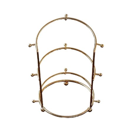 XJ-Wedding Ställ för Diadem Brudhuvudband Display Rack Prinsessa Metall Smyckesställ Tillbehörsorganisatör_yux