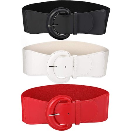 3 kappaletta ohutta vyötä naisille, ohut elastinen vyö mekkoon, 3 väriä