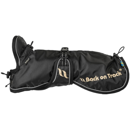 Back on Track Sunny -vuorattu koirantakki, musta, 70–90 cm