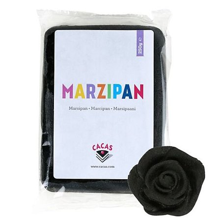 CACAS Marsipan Sort 250g