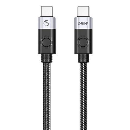 Orico 240W USB-C til USB-C-ladekabel, 1 m (sort)