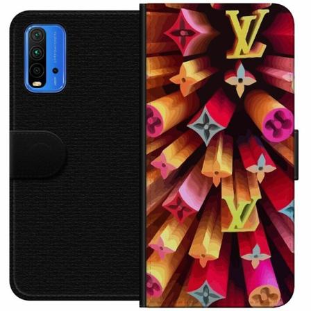 Xiaomi Redmi Note 9 4g Plånboksfodral Lv Christmas
