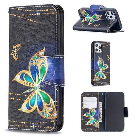 Plånboksfodral iPhone 15 Pro Max – Guldfjäril