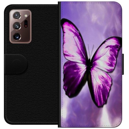 Kompatibelt Lommeboketui til Samsung Galaxy Note20 Ultra Sommerfugl
