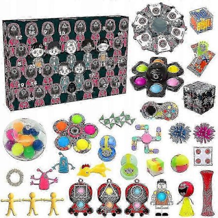 Adventskalender Anti-stress Pop It Leksaker