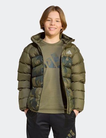 adidas Sportswear J Sd Aop Jkt - Khaki green - 152