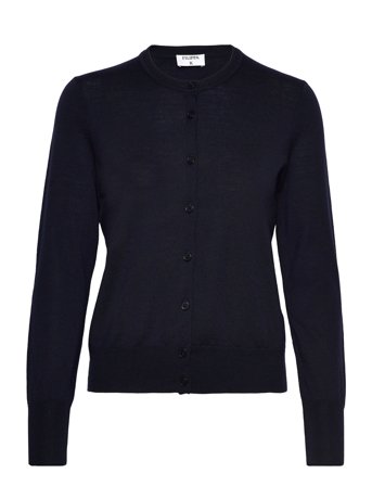 Filippa K Merino Short Cardigan - Navy - XS