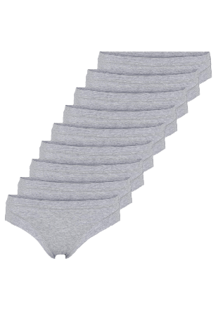 JBS of Denmark Bambu, Tai Trosa, 9-pack, Ljusgrå Badkläder Dam Grå M