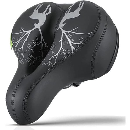 Viewall cykelsadel, gelcykelsadel bred med reflexremsor, bekväm KLB