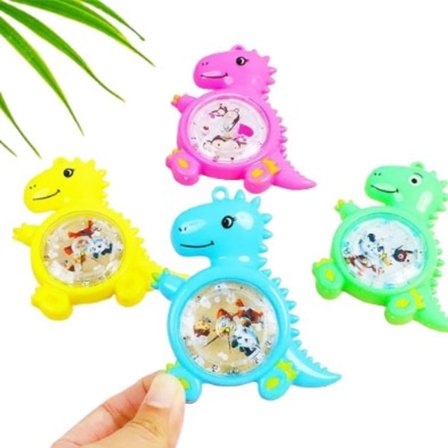 30 bitar Tecknad Dinosaurie Spår Bead Labyrint Pussel Spel Barn Födelsedag Fest favoriter