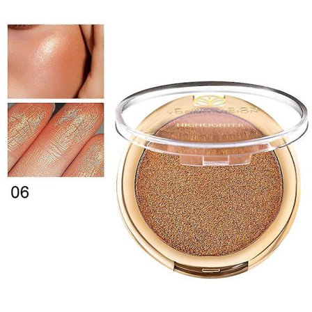 Glitter Shiny Makeup Powder Highlight Blush Plate Shimmer High Gloss Contouring Palette Fine Smooth Powder Brightening Skin Tone