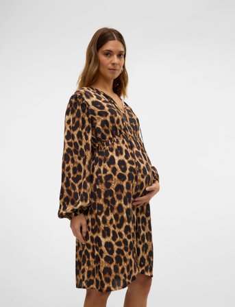 Mamalicious Mlnalene Ls Wo Dress Abk - Black - S