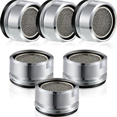 6 stykker kranluftere Reservedeler for servantlufter