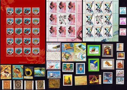 Kultur og historie - 21 forskellige frimærker - Postfrisk