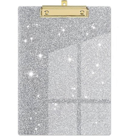 Akryl Skriveunderlag, Mode Glitter Skriveunderlag, Standard Brev Størrelse Skriveunderlag, A4 Størrelse 12,5" x 9", Kontorforsyninger og Tilbehør (