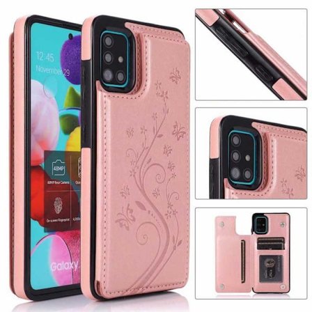 Samsung A71 Shockproof Cover Card Holder 3-SLOT Flippr V2