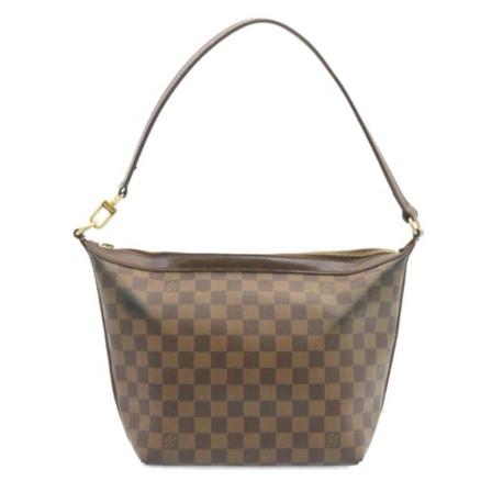 Louis Vuitton Vintage, Pre-owned Canvas Shoulder Bags Bruin, Dames, Maat:ONE Size