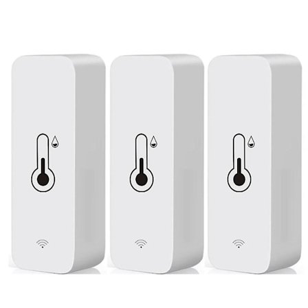 3x Tuya Wifi temperatur- og fugtighedssensor indendørs termometer Hygrometer SND