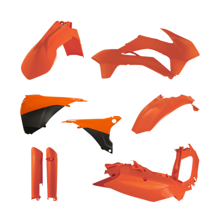 Kit Plastiche Completo Acerbis KTM Arancio - KTM 200 EXC 2014-2015