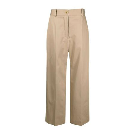 Patou, Wide Trousers Beige, Dames, Maat:M